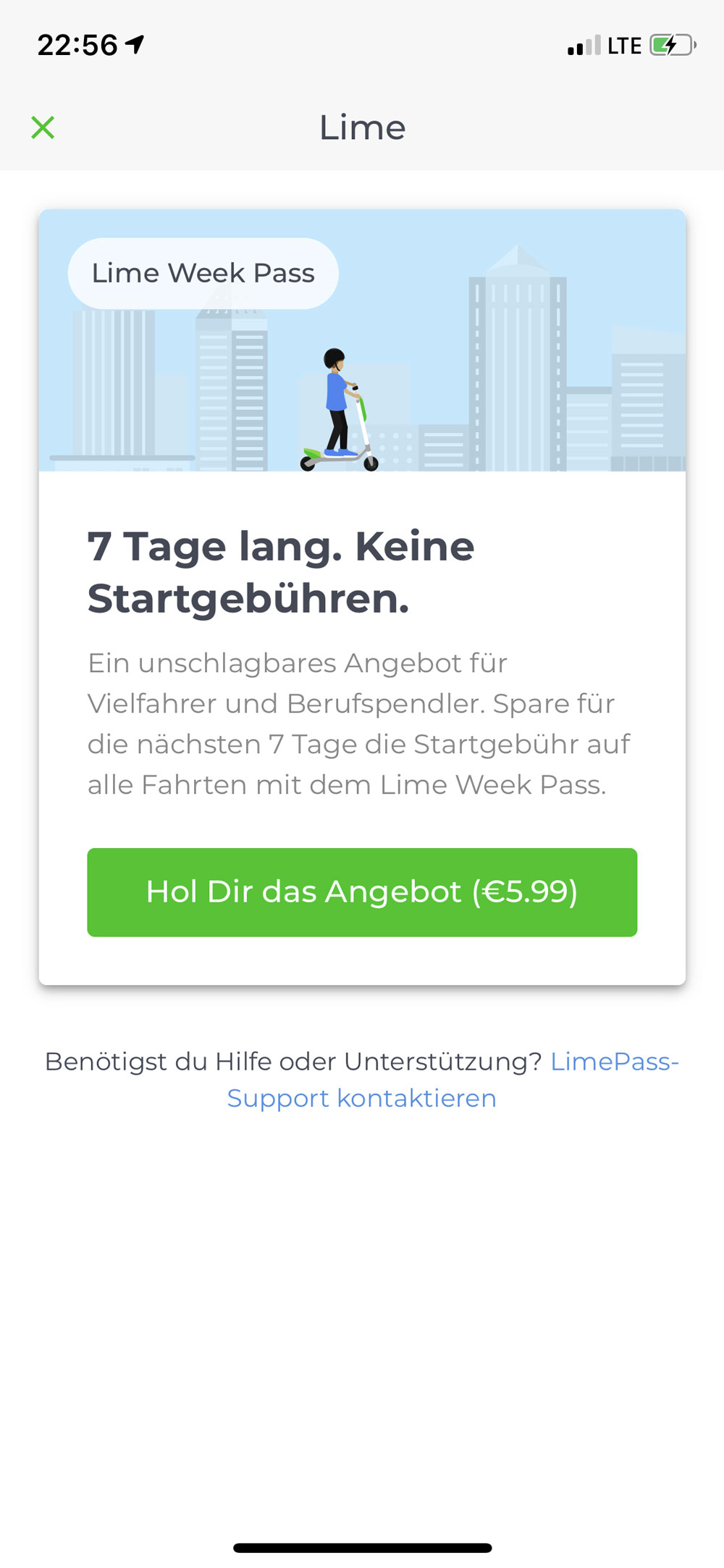 Lime startet EScooter AboModell in Deutschland